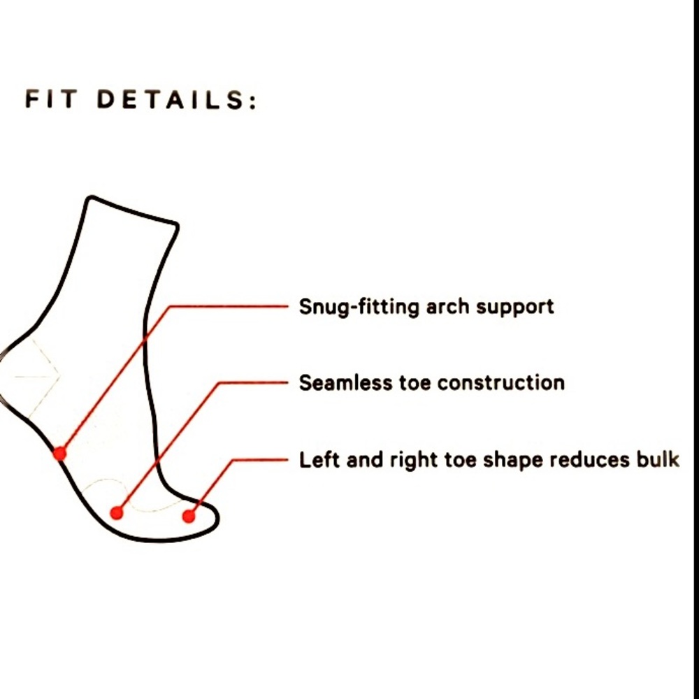 RARE LULULEMON 3-PACK BORN TO SPARKLE SOCKS BNWT - Picture 6 of 9